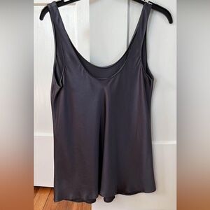 Vince navy scoop neck silk camisole size 4